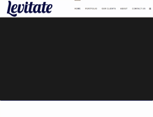 Tablet Screenshot of levitatemedia.com